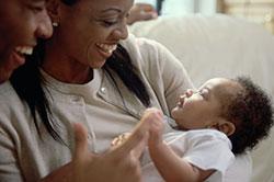 Parents with baby