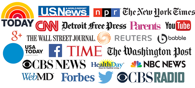 Media logo collage