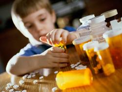 Medicine poisoning in young children