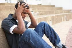 Distressed teen