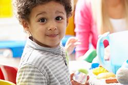 Child at day care